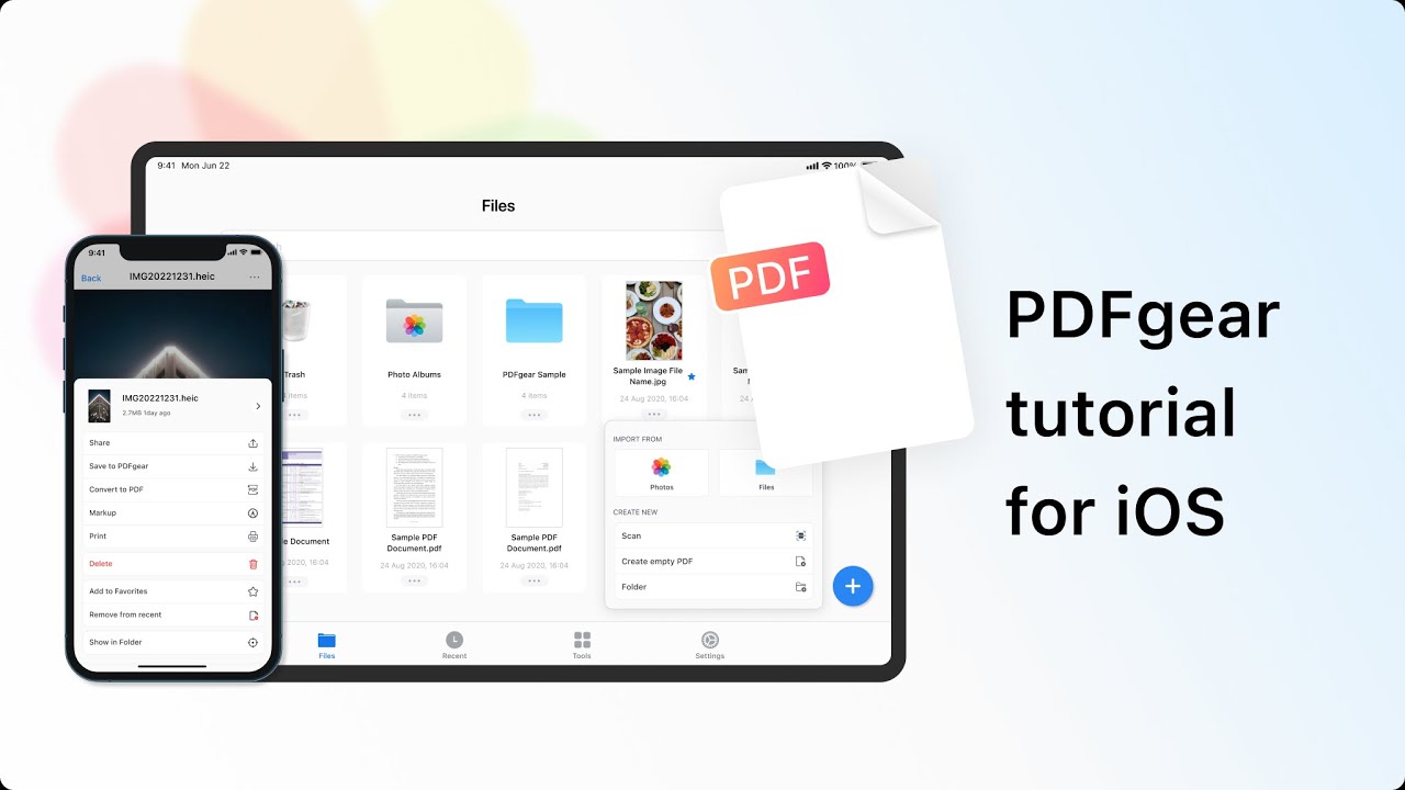 The Ultimate Pdf Solution For Ios Pdfgear Tutorial Youtube