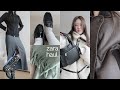 haul. ᝬ 자라23fw 위시템 청산하는 패션하울! 하진짜 다 예쁘네 이걸 어쩐담; 😉🤍..(로퍼, 한겨울 무스탕,퍼자켓, 니트원피스, 카우보이 부츠, 머플러,핏예쁜 스커트팬츠)