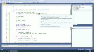 Murach C# Exercise 9-2 Work with strings