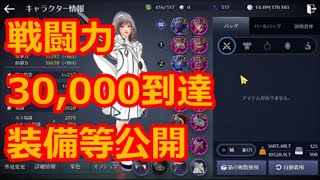 【黒い砂漠モバイル】戦闘力30,000到達 装備等公開！【sustainable Black Desert Mobile life】