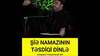 Şiə Namazının təsdiqi Hacı Ramil Bədəlov