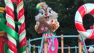 【TDL】ディズニー・サンタヴィレッジ・パレード（1stマリー・クラリスポジ）2014/12/15 1回目公演