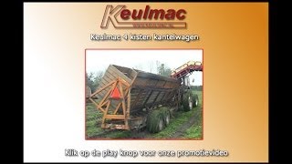 Keulmac Landbouwmachines - Vier kistenkantelwagen