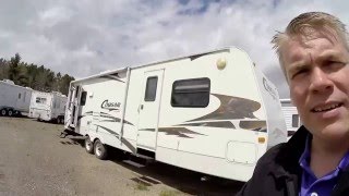 2006 Keystone Cougar 302RLS Travel Trailer with Huge Bedroom Slide!