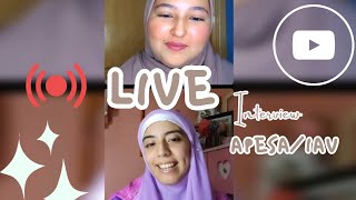 APESA/IAV live interview (part 1)🤍