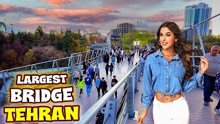 Exploring Iran: Evening Stroll on Tehran’s Famous Pedestrian Bridge