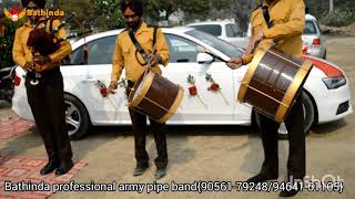 Bathinda Professional army Pipe Band Panjab band best quality 90561-79248/94641-61105