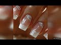 24pcs short square stylish french shiny finish false nail art tips set review