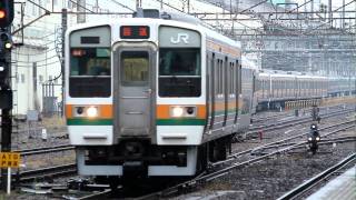 JR宇都宮線　211系3000番台+1000番台(C2+B1)　宇都宮入線No.25