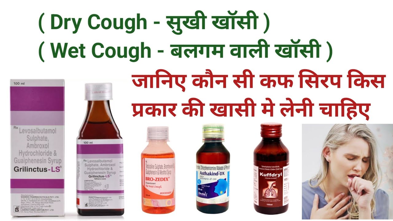 Cough Syrup :- Uses, Dose, Dosage, Benefit And Sideeffect..# Kon Si ...