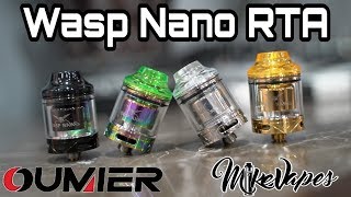 Wasp Nano RTA By Oumier Review - Coil \u0026 Wicking Tutorial