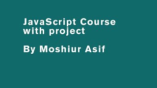 #class-0.1 | Introduction class | JavaScript course 2021 | JavaScript bangla tutorial 2021
