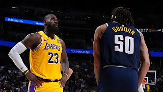 CRAZY ENDING!! Final Minutes of Denver Nuggets vs Los Angeles Lakers | 2024 NBA 