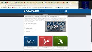 PASCO PORTAL Quick Guide 1 - Basic Directions for your Trial Account