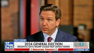 DeSantis collapses in disaster interview, head won't stop bobbling