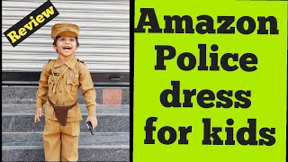 Review of amazon Police uniform for kids | fancy dress for kids | simbha police | @nilscorner3633