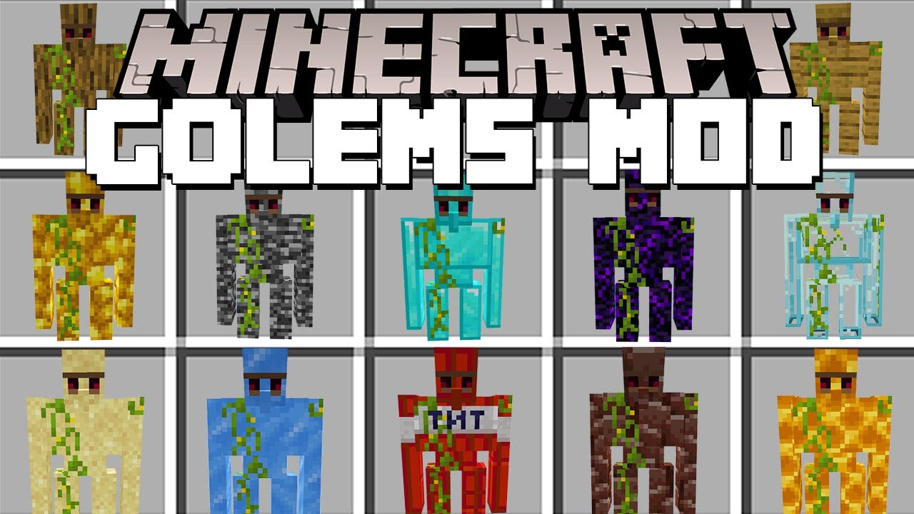 Minecraft Golems Geen Mods