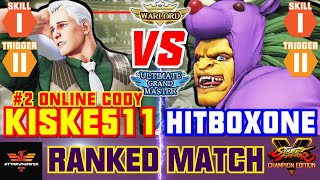 スト5✨きすけ [コーディ] 対 猛者 [ブランカ] | SFV CE✨Kiske511 [Cody] Vs Hitboxone [Blanka]✨SF5