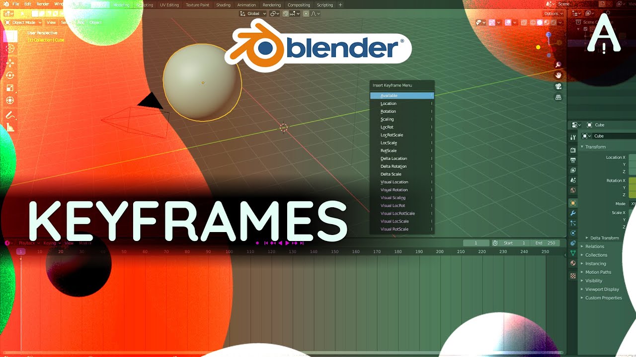 Keyframes Tutorial Animación Blender Youtube