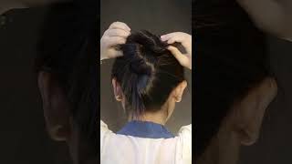 10-second hairstyle #hair #hairstyle #hairtutorial