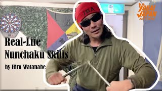 Real-Life Nunchaku Skills by Hiro Watanabe
