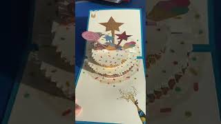 3d birthday cake card pop up greeting cards