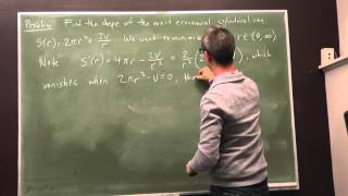 Math100 Pilot Video 2 Optimizing a cylindrical can