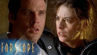 Aeryn and Crichton's First Encounter | Farscape