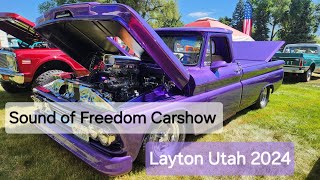 SOUND OF FREEDOM CARSHOW 2024 ~ LAYTON, UTAH Classic Cars & Trucks