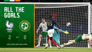 ALL THE GOALS | France 2-0 Ireland | UEFA Euro 2024 Qualifier Highlights