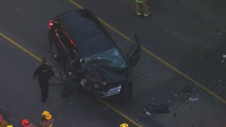 2 teens killed, 8 injured in Porter Ranch crash