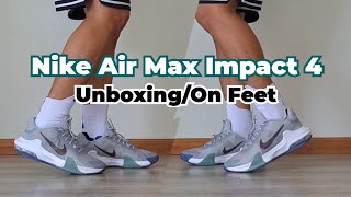 NIKE AIR MAX IMPACT 4 | UNBOXING \u0026 ON FEET. #nike #basketballshoes #nikeairmaximpact4