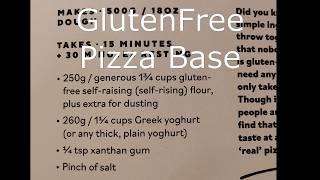 20241231 How to make GF gluten free pizza base - details in description