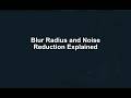 Blur Radius and Noise Reduction Explainedv3