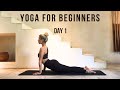 5 DAYS OF YOGA FOR BEGINNERS | Day 1 - Simple Yoga Flow with Sun Salutation A and B