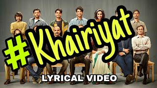 Khairiyat (lyrical video) with download Link | Arijit Singh | Chhichhore | Amitabh Bhattacharya