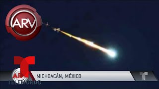 Pánico en Michoacán por supuesto meteoro | Al Rojo Vivo | Telemundo