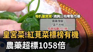 無良！ 標榜有機菜 驗出農藥殘留1058倍－民視新聞