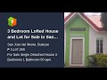 3 Bedroom Lofted House and Lot for Sale in San Jose Del Monte Bulacan