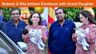 Mukesh & Nita Ambani Emotional Moments with Isha Ambani Twin Babies