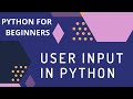 How to Take User Input in Python | Python Tutorial for Beginners