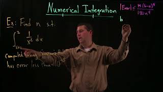 Numerical Integration 5: Error Bounds