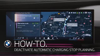How-To: Adjusting Your Charging Stops in the Navigation System.