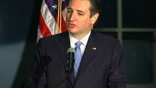 Cruz Holds Campaign Rally On Aircraft Carrier