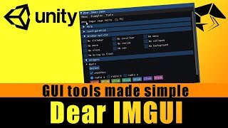 Dear ImGui for Unity - easiest GUI menus and bars [Unity Quick Tutorials #5]