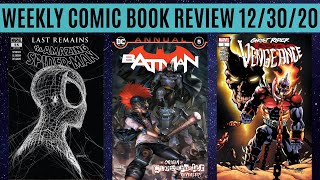 Weekly Comic Book Review 12/30/20