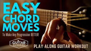 Easy Chord Moves Play Along Guitar Workout