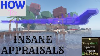 How to get INSANE Appraisals | Roblox Fisch