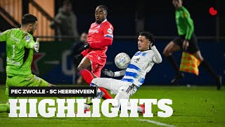 Een punt in Zwolle | Highlights PEC Zwolle - sc Heerenveen