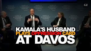 Kamala's husband feigns oppression at Davos